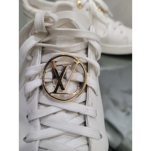 Louis Vuitton Frontrow Leather Sneakers - Size 38.5 (40) - Picture 7 of 8